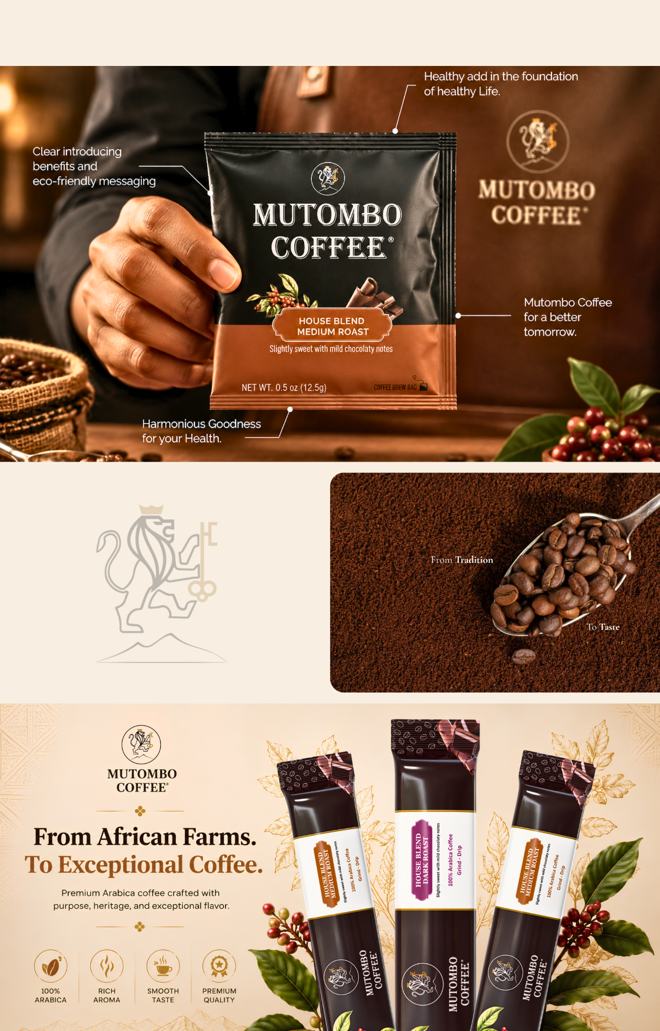 Mutombo Coffee product listing image system